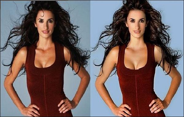 Celebrities Photoshopped: Before and After