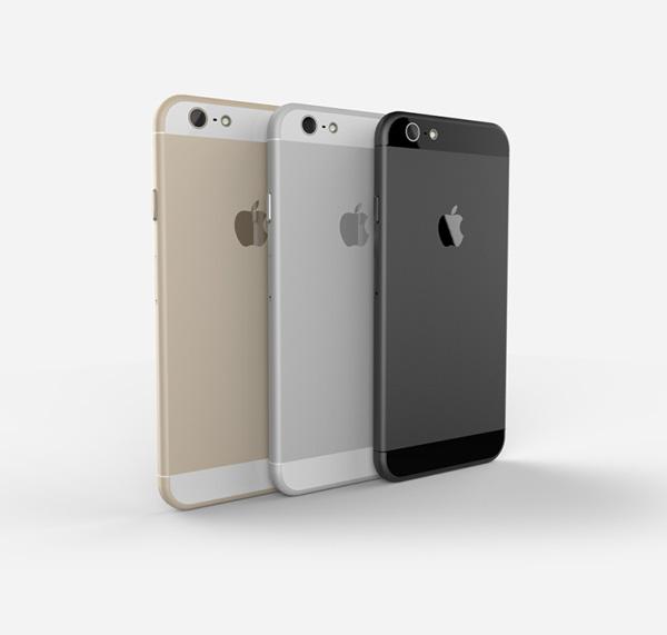 ภาพเรนเดอร์เปรียบเทียบ iPhone 6 ทั้ง 3 สี