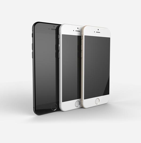 ภาพเรนเดอร์เปรียบเทียบ iPhone 6 ทั้ง 3 สี