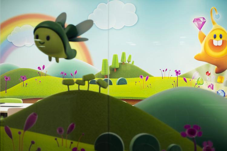 ภาพออฟฟิศของผู้ผลิตเกม Candy Crush