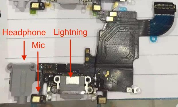 ภาพชิ้นส่วน iPhone 6s พร้อมเครื่องต้นแบบ