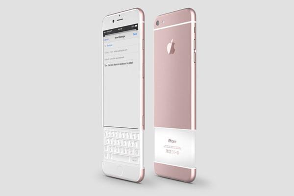  iPhone 7 มาพร้อมแป้นคีย์บอร์ด QWERTY