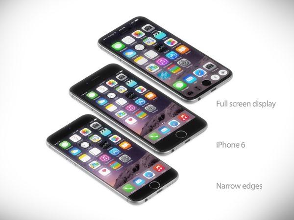 ภาพตัวอย่าง iPhone 7 หน้าจอไร้ขอบ