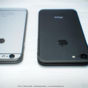 ภาพเรนเดอร์ของ iPhone 7 สีดำเข้ม(Space Black )