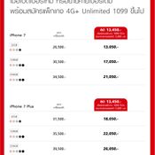 โปรโมชั่น iPhone 7