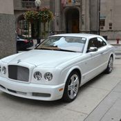 White Bentley Brooklands