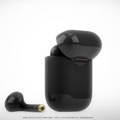 ภาพเรนเดอร์ AirPods สีดำ Jet Black 