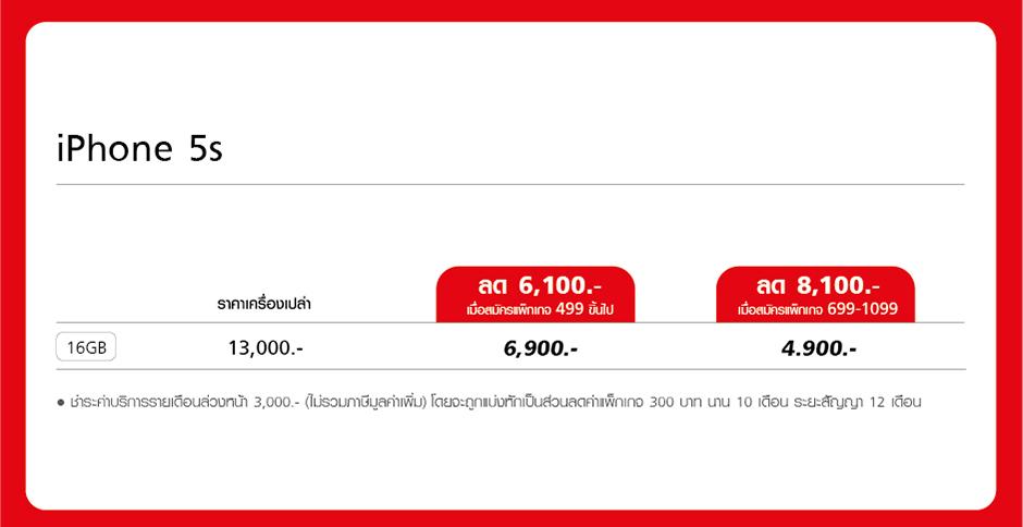 โปรโมชั่น iPhone จาก Truemove H