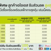 โปรพิเศษมือถือรุ่นอื่นๆ จาก Ais