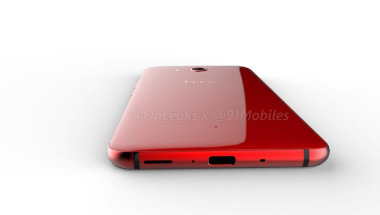 HTC U 11 สีแดง