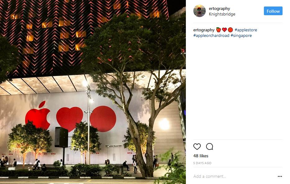 Apple Store Apple Store สาขาแรกในสิงคโปร์ สาขาแรกในสิงคโปร์ 