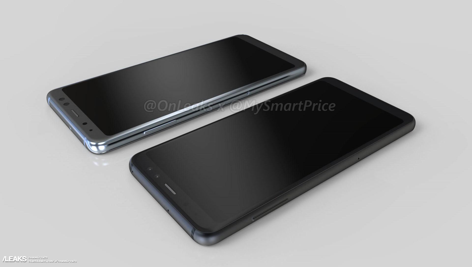 ภาพ Render ของ Samsung Galaxy A7 (2018)