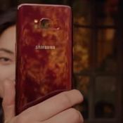 Samsung Galaxy S8 สีแดง