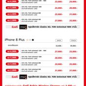 ราคา iPhone 8 จากทรูมูฟ เอช