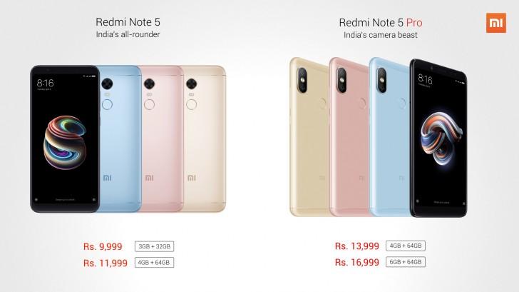 Xiaomi Redmi Note 5 / Redmi Note 5 Pro