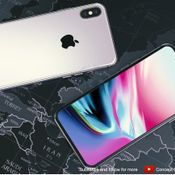 คอนเซ็ปต์ iPhone X Plus สีทองใหม่