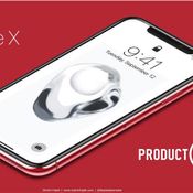 คอนเซ็ปต์ iPhone X สีแดง PRODUCT(RED)