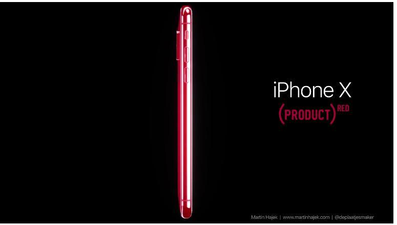  iPhone สีแดง