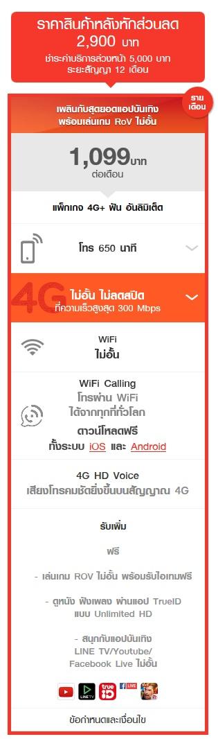 โปรโมชั่น iPhone 6 Truemove H