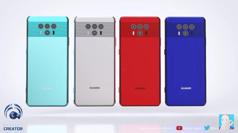 ภาพคอนเซ็ปต์ Huawei Mate 20