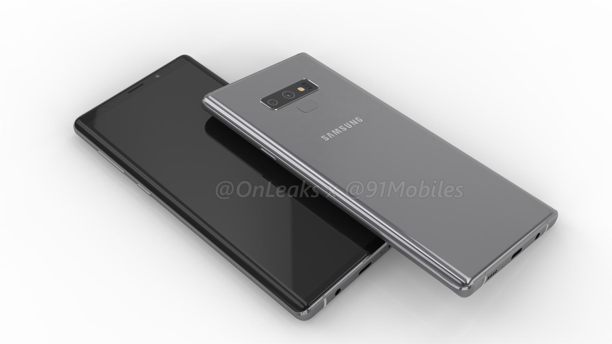 Render Samsung Galaxy Note 9