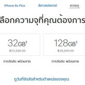 ราคา iPhone 6s / 6s Plus