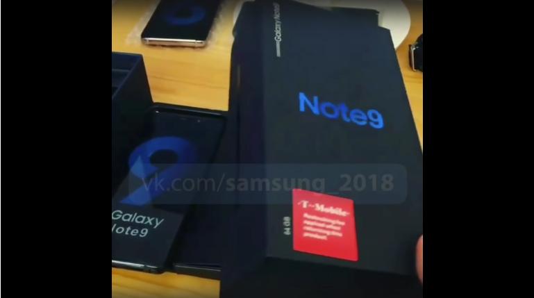 Samsung Galaxy Note 9 Unboxing Video