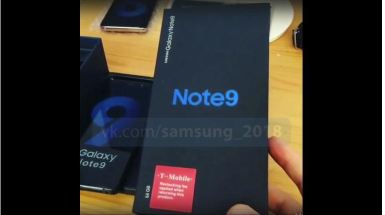 Samsung Galaxy Note 9 Unboxing Video