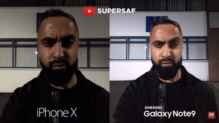 เปรียบเทียบกล้อง Galaxy Note 9 กับ iPhone X