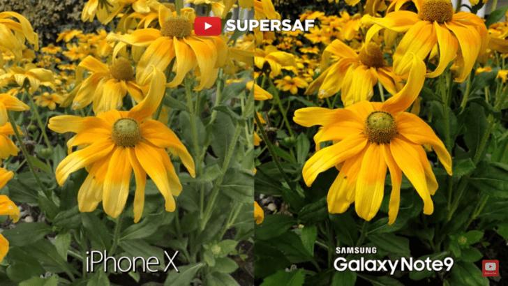 เปรียบเทียบกล้อง Galaxy Note 9 กับ iPhone X
