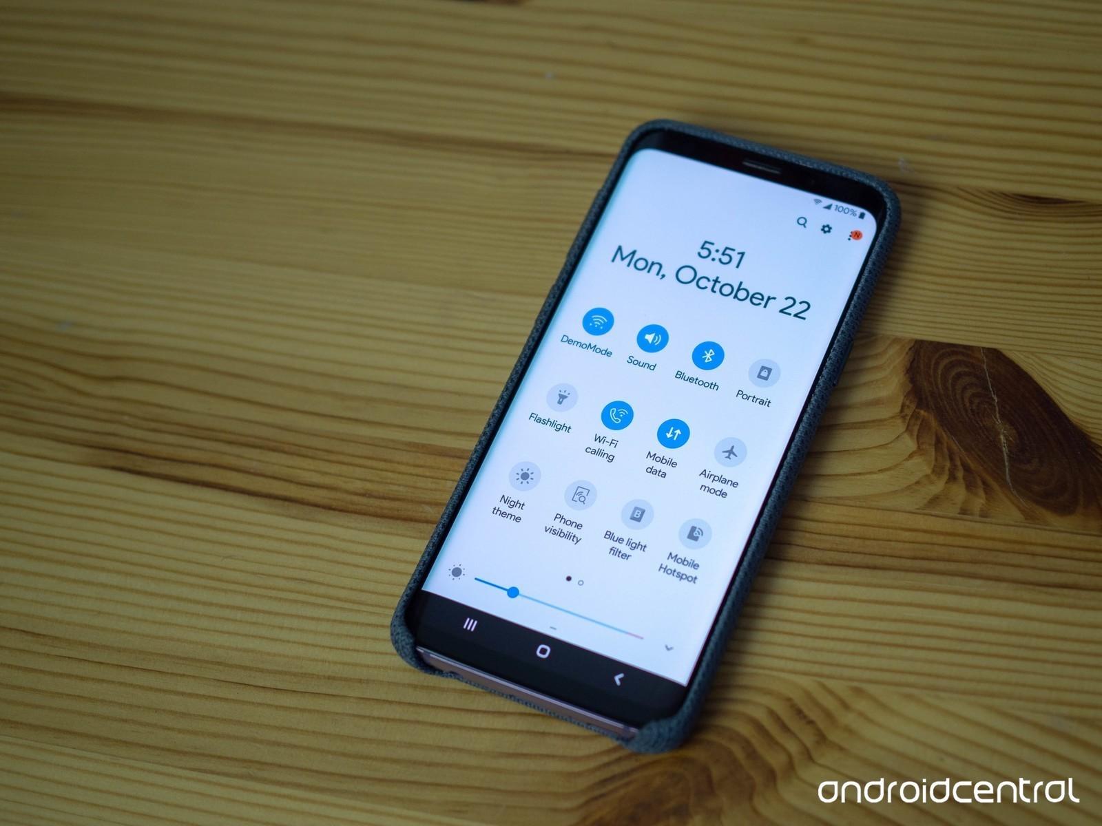 Android Pie บน Samsung Galaxy S9