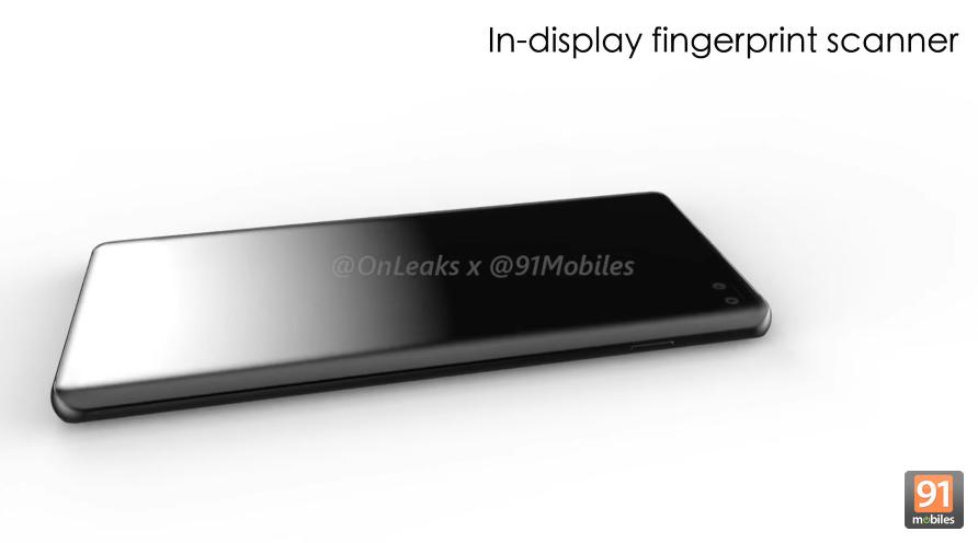 ภาพ Render ของ Samsung Galaxy S10+