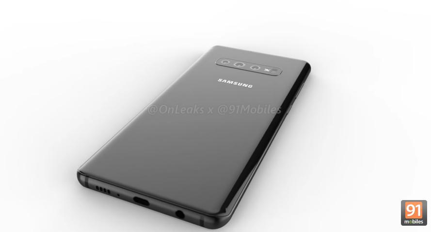 ภาพ Render ของ Samsung Galaxy S10+