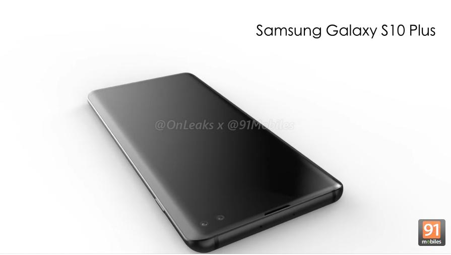 ภาพ Render ของ Samsung Galaxy S10+