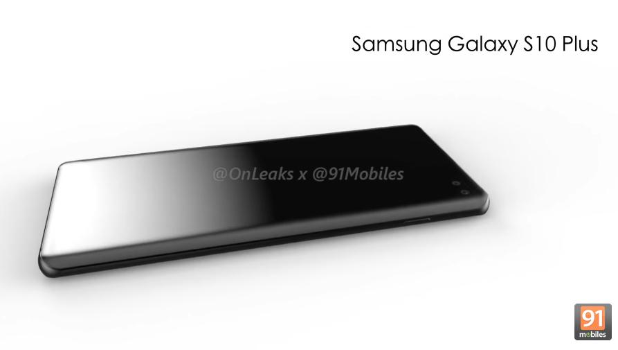 ภาพ Render ของ Samsung Galaxy S10+