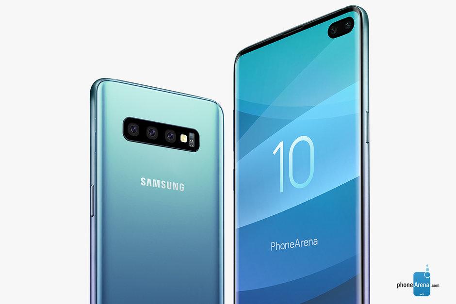 ภาพเรนเดอร์ Galaxy S10 