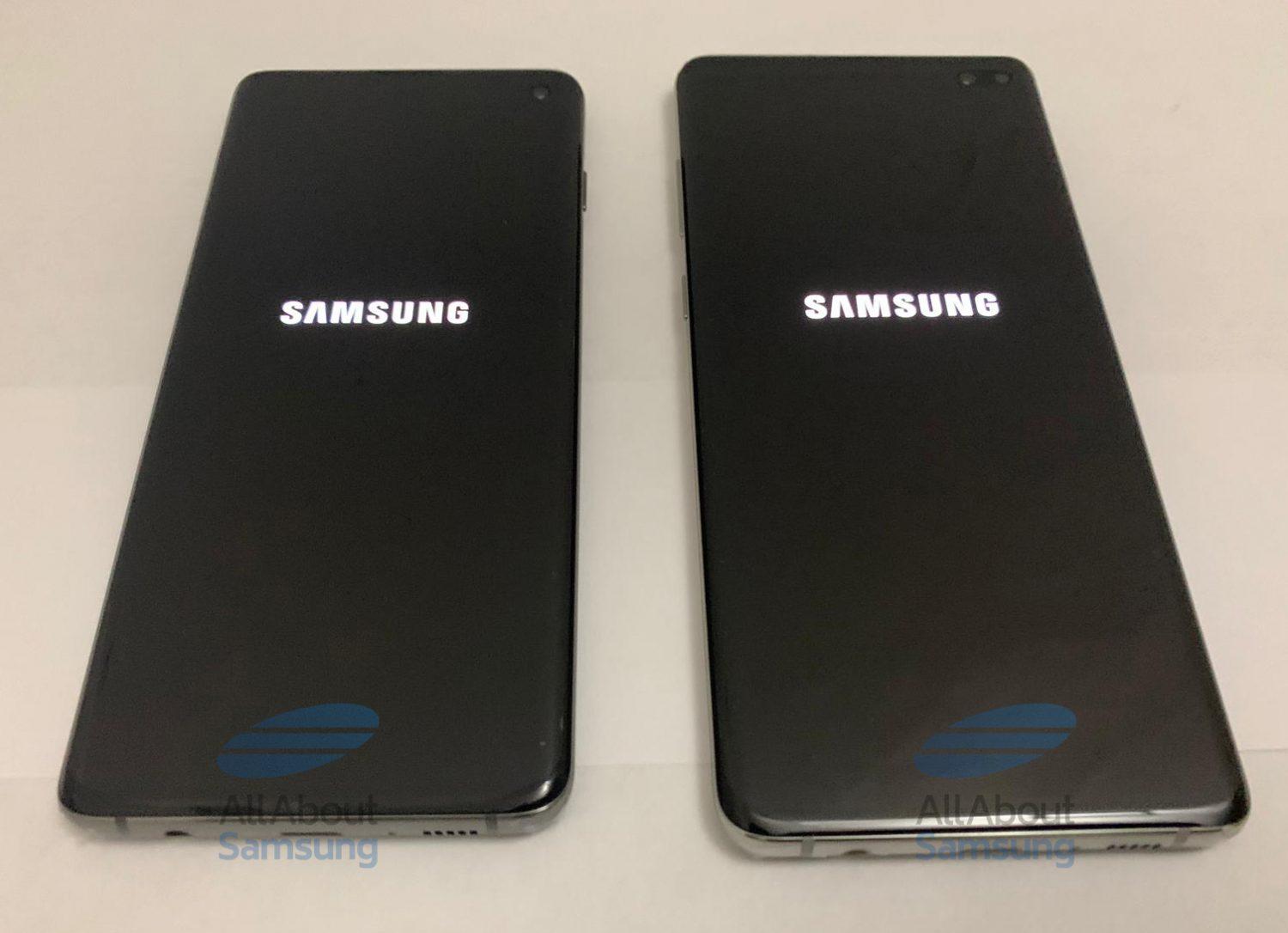 ตัวเครื่อง Samsung Galaxy S10 และ Samsung Galaxy S10+ 