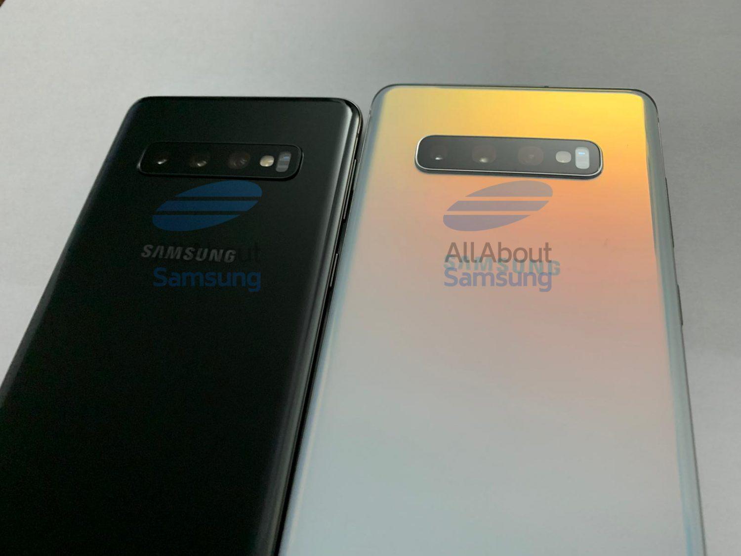 ตัวเครื่อง Samsung Galaxy S10 และ Samsung Galaxy S10+ 