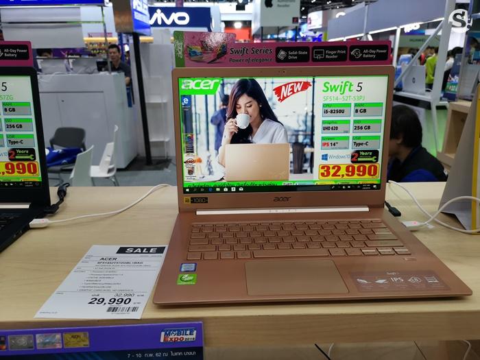 บรรยากาศบูธขาย Notebook ในงาน Thailand Mobile Expo 2019