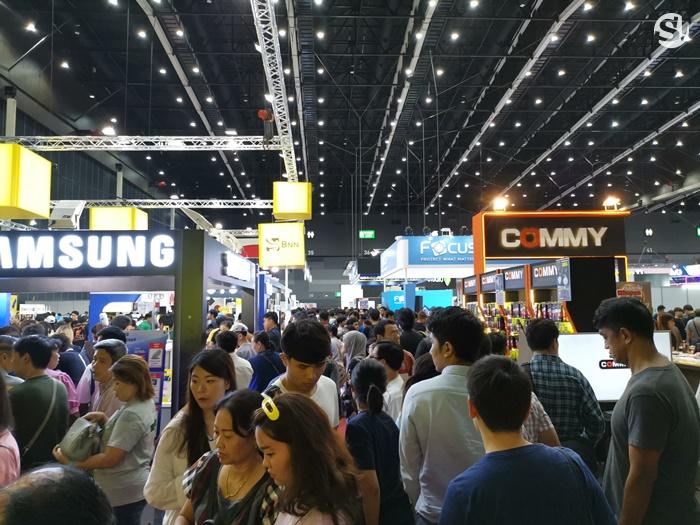 บรรยากาศงาน Thailand Mobile Expo 2019 วันสุดท้าย