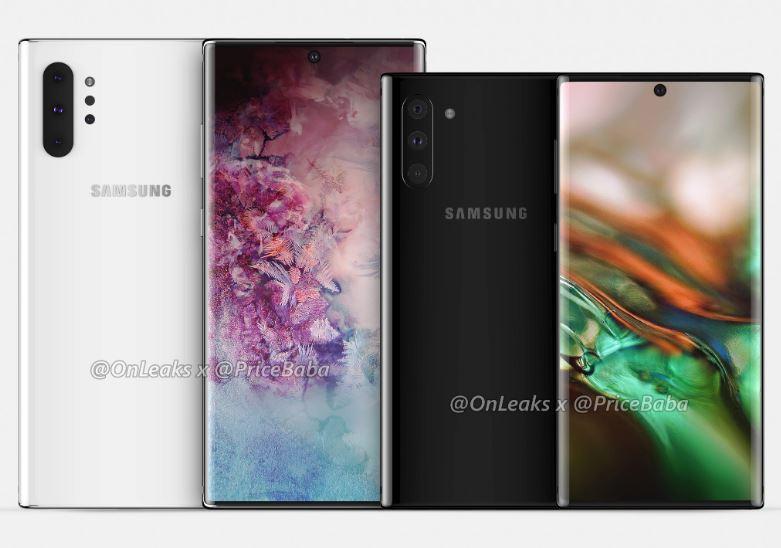 Samsung Galaxy Note 10 Pro และ Galaxy Note 10