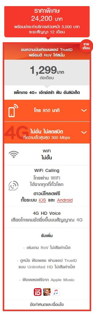 รายละเอียดโปรโมชั่น iPhone 