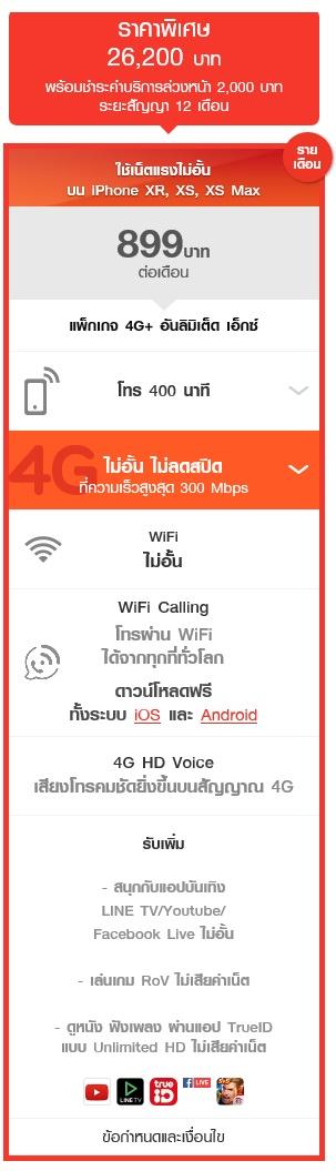 รายละเอียดโปรโมชั่น iPhone 