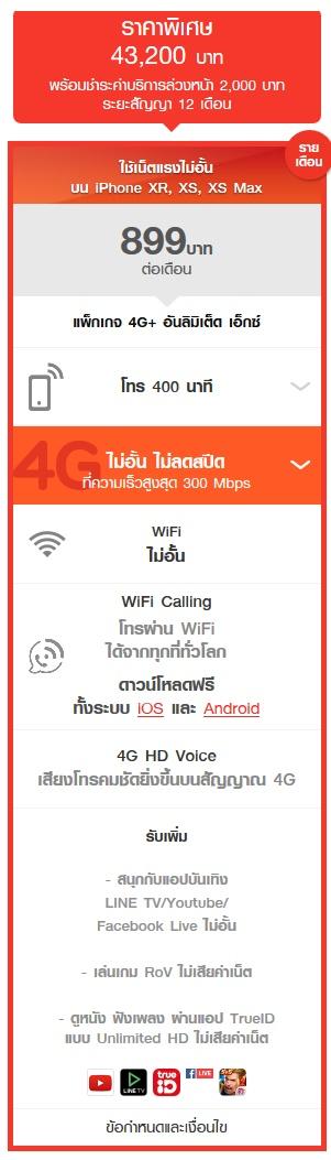 รายละเอียดโปรโมชั่น iPhone 