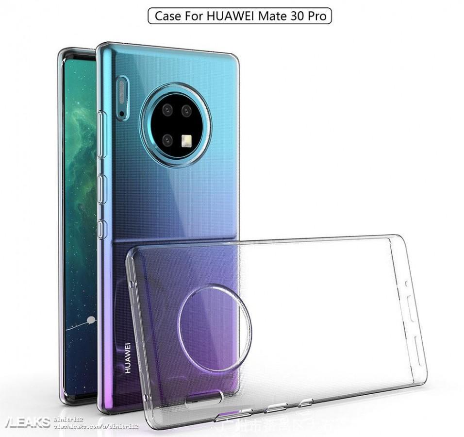 Rumored renders of Huawei Mate 30 Pro