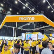 บูธ และ มือถือ realme ในงาน Thailand Mobile Expo 2019