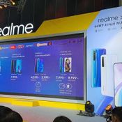 บูธ และ มือถือ realme ในงาน Thailand Mobile Expo 2019