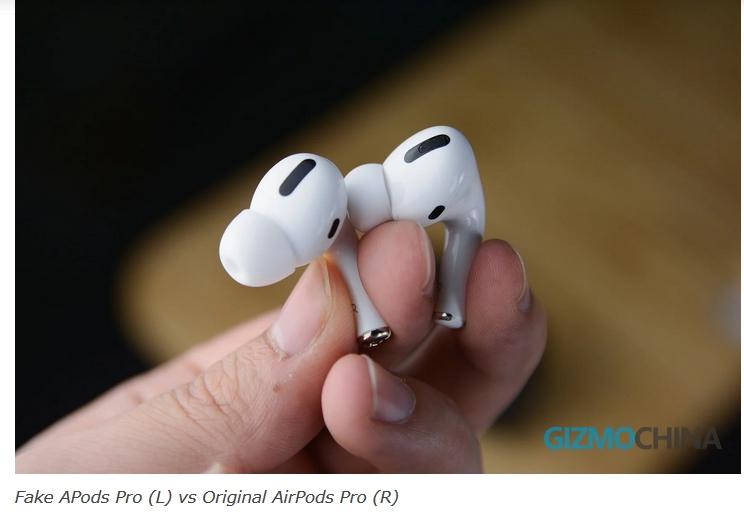AirPods Pro Vs KnockOff 