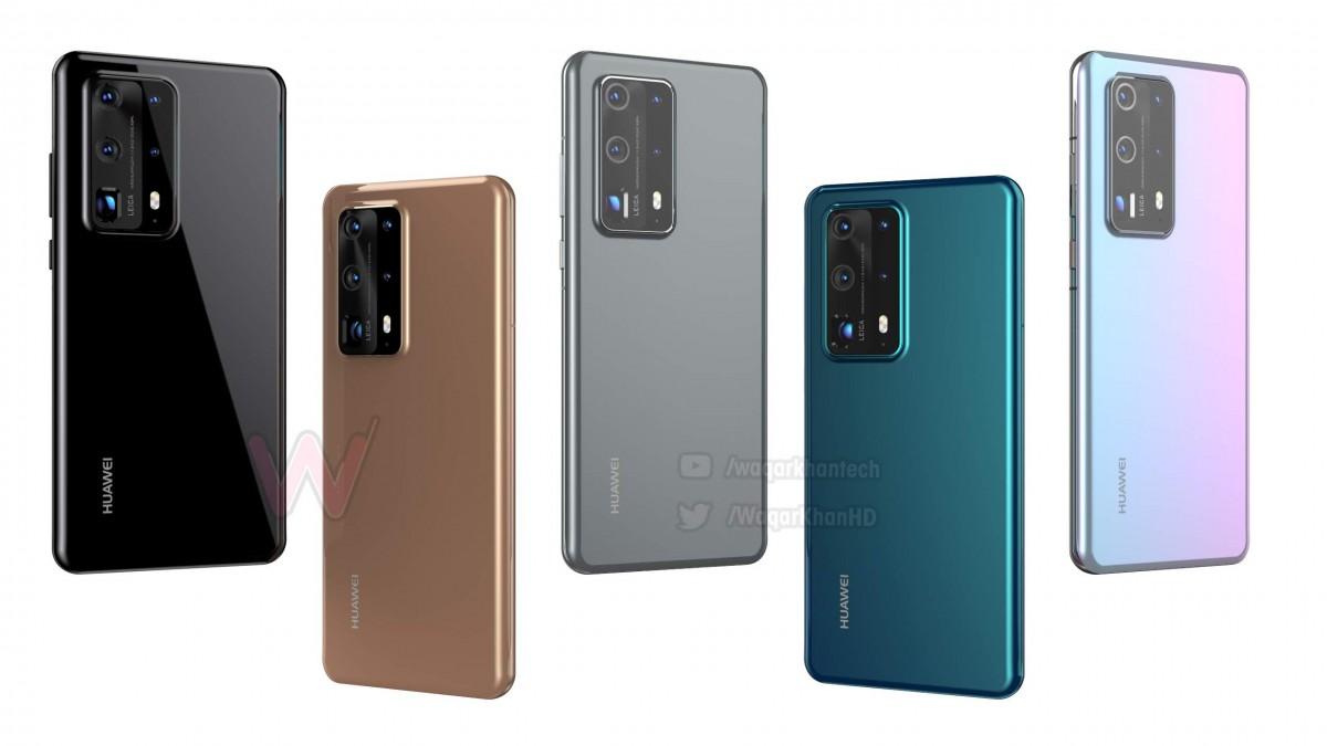 รวมภาพร่าง Huawei P40 Series