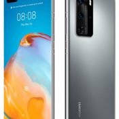 Huawei P40 in black and silver